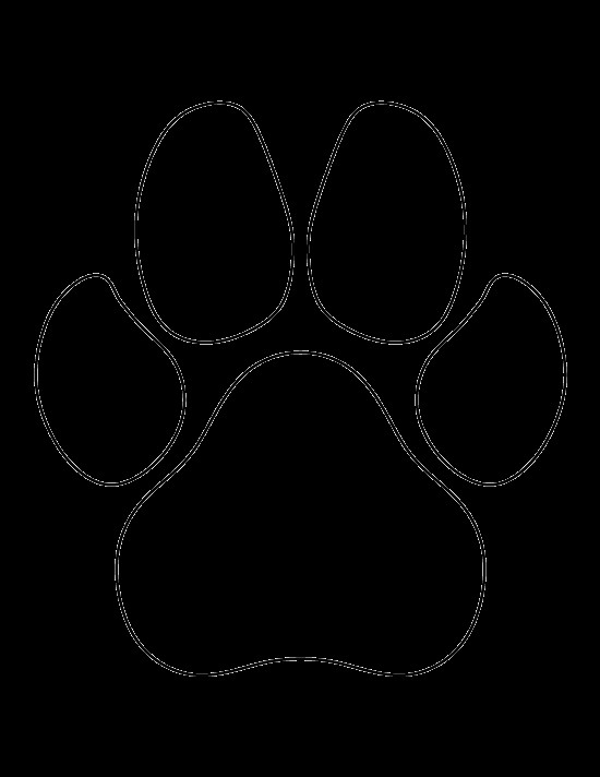 Easy Drawing Of A Dog Paw Pin by Spaci On Doodle Templates String Art String Art Patterns