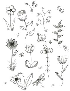 Easy Drawing Of Flower Garden 368 Best Flower Line Drawings Images Lotus Tattoo Tattoo