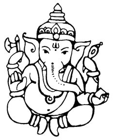 Easy Drawing Of Ganesha 28 Best Ganesh Colourings Images Ganesha Painting Mandalas Draw