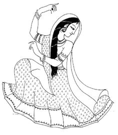 Easy Drawing Of Navratri 68 Best Selected Designs Images Fashion Design Sketches Fashion