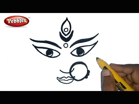 Easy Drawing Of Navratri How to Draw Make Telangana Bathukamma Color Drawing Videomoviles Com