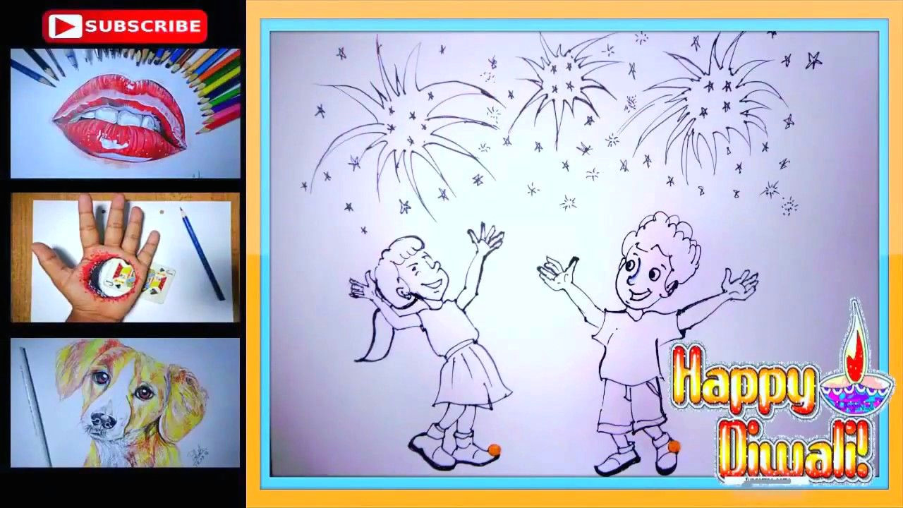 Easy Drawing Of Navratri Pin by Sanchari Karar On News to Go Diwali Festival Drawing Art