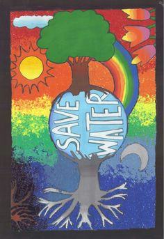Easy Drawing Of Save Water 24 Best Poster Images Water Poster Poster Save Water