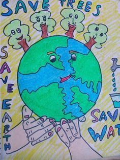 Easy Drawing Of Save Water 68 Best Earth Day Images Earth Day Drawing for Kids Kid Drawings