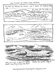 Easy Drawing Of Under the Sea 124 Best Drawing Water Images In 2019 Art Lessons How to Draw