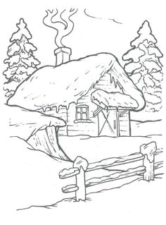 Easy Drawing Of Winter Season 95 Best Winter Drawings Images Christmas Coloring Pages Christmas