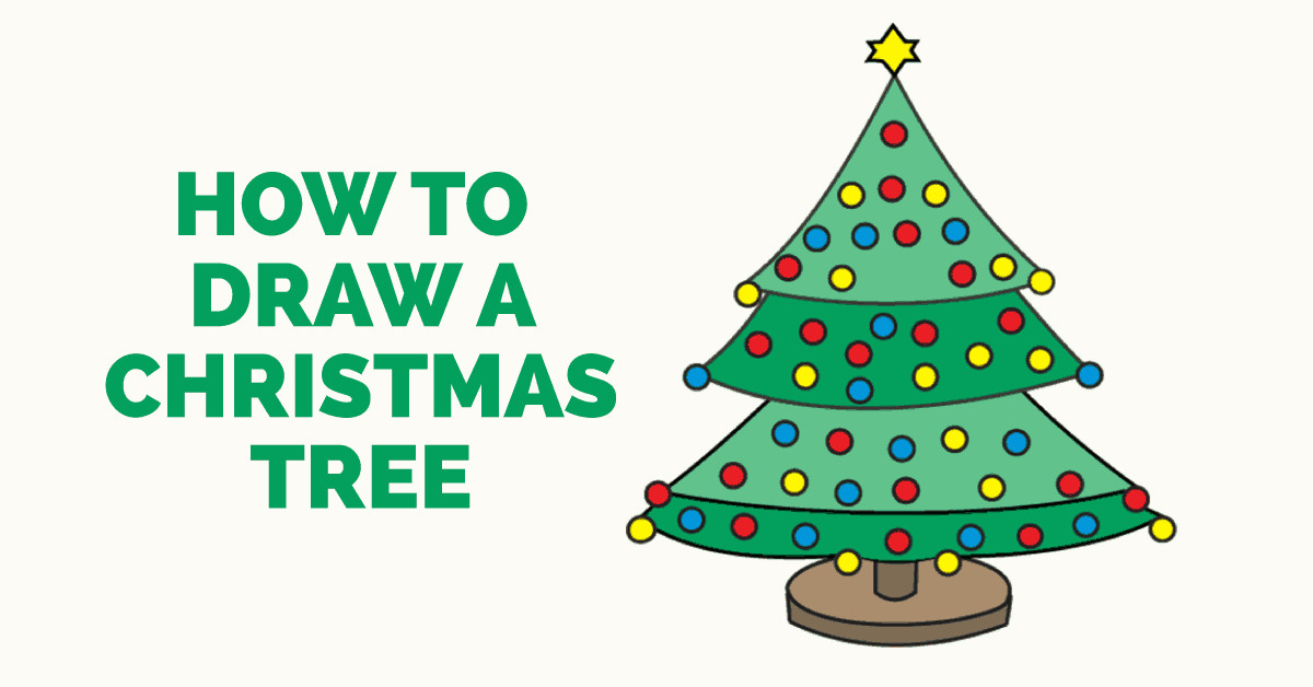 Easy Drawing Of Xmas Tree How to Draw A Guitar In A Few Easy Steps Easy Drawing Guides