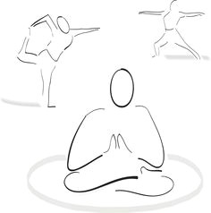 Easy Drawing Of Yoga 29 Best Yoga Drawings Images Yoga Meditation Health Spirituality