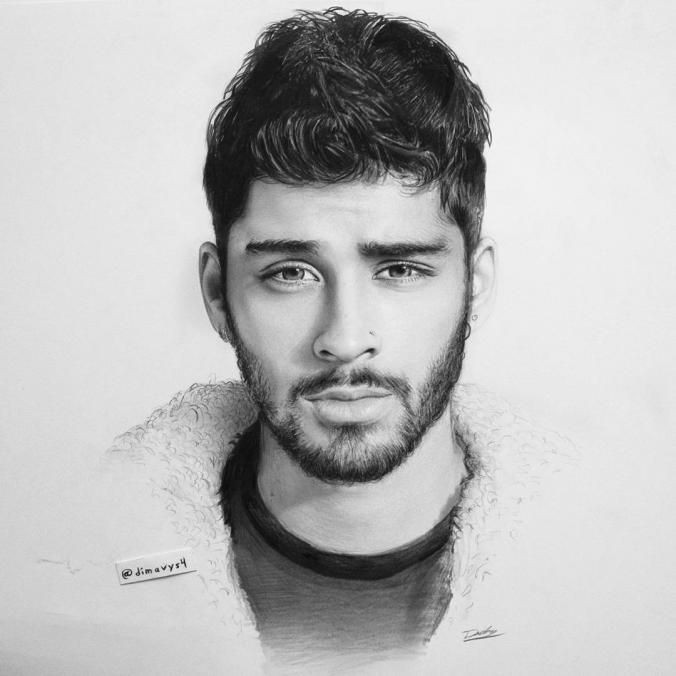 Easy Drawing Of Zayn Malik Pencil Drawing Pencil Drawings Zayn Zayn Malik Drawings