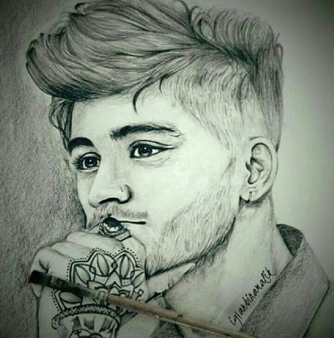 Easy Drawing Of Zayn Malik that is so Awesome Arts In 2019 Zayn Zayn Malik Zayn Malik Drawing