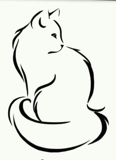 Easy Drawing Of Zipper Easy Drawings Of Cats Bing Images Cat Drawing Drawings Cat