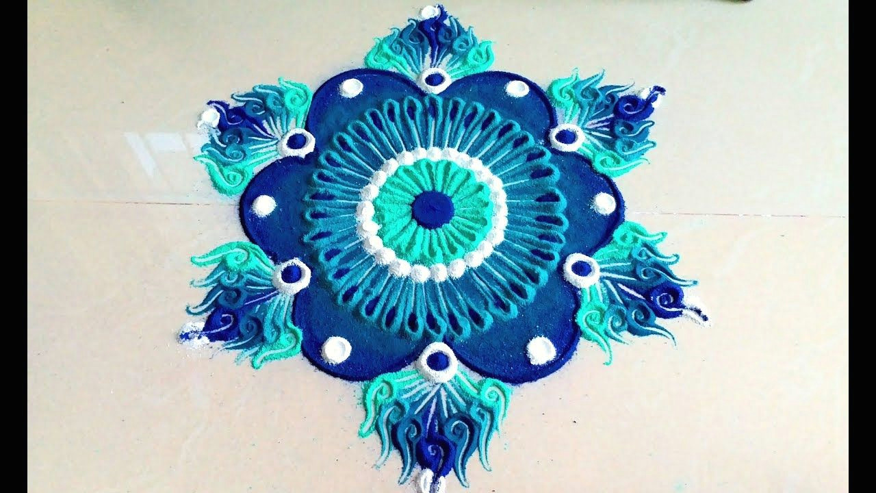 Easy Drawing Rangoli Designs How to Draw Simple Unique and Easy Rangoli Designs with Colours