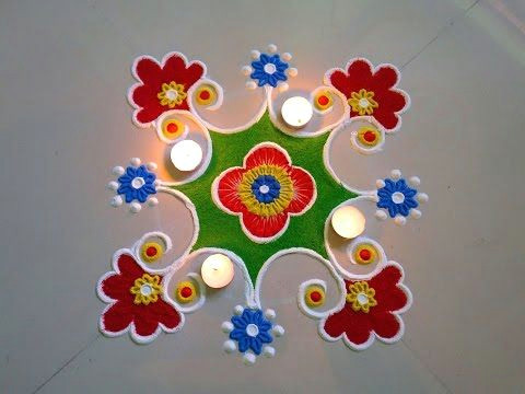 Easy Drawing Rangoli Designs Super Easy and Quick Border Rangoli Designs Creative Rangoli