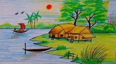 Easy Drawing Village Scene 3257 Best Art and Drawing Class Ideas Images In 2019 Art for Kids