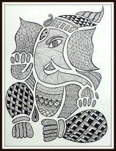 Easy Drawing Vinayagar 36 Best Ganesh Drawing for Kids Images Ganesha Art Elephants