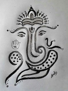 Easy Drawing Vinayagar 779 Best Simple Designs Images In 2019