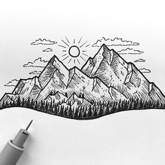 Easy Drawing with Pen 60 Best Pen and Ink Images Doodles Sketches Drawings