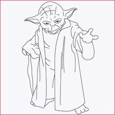 Easy Drawing Yoda Ausmalbilder Star Wars Yoda Besten Ausmalbilder