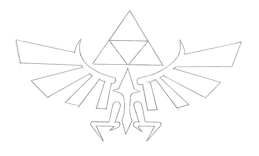 Easy Drawing Zelda Legend Of Zelda Drawing Easy