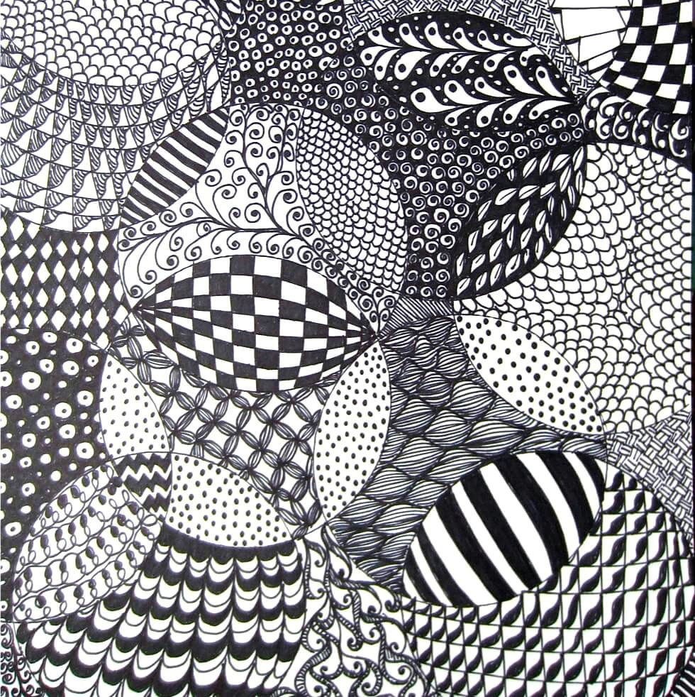 Easy Drawing Zentangles totally Easy Zentangle Art Doodling Pinterest Drawings