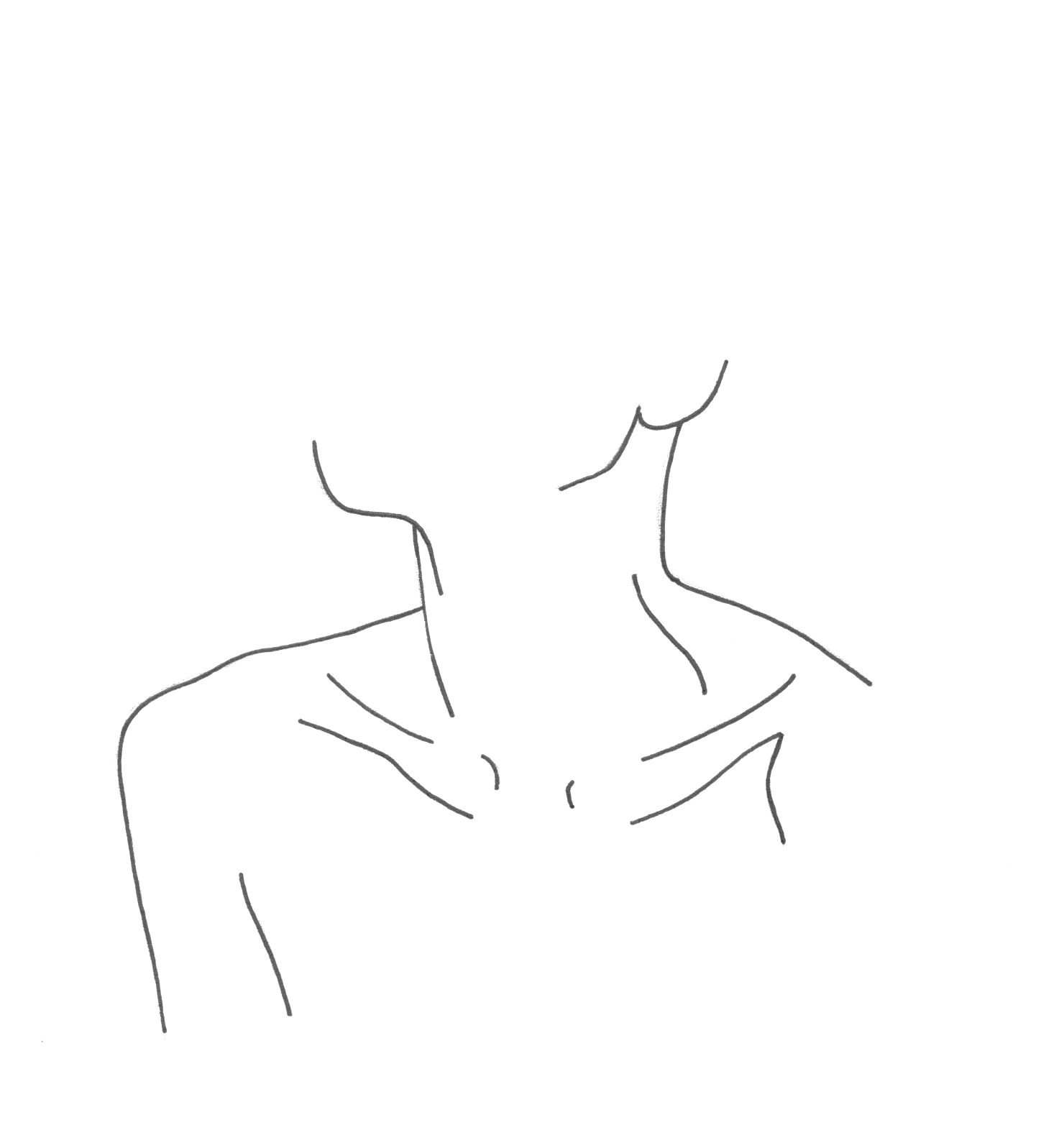 Easy Drawings Aesthetic Minimal Neckline Drawing thecolourstudy by thecolourstudy Draw