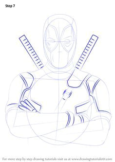 Easy Drawings Deadpool 11 Best Deadpool Images Drawing Tips Learn Drawing Learn to Draw