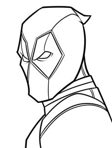 Easy Drawings Deadpool Mohammad Ayaan Mohammadayaan05 On Pinterest