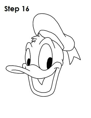 Easy Drawings Duck Draw Donald Duck Donald Duck the Main Man Pinterest Drawings