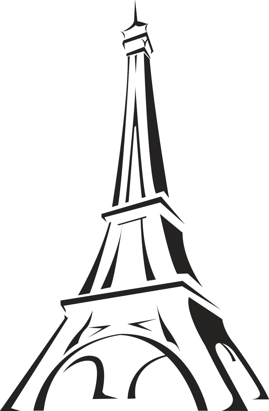 Easy Drawings Eiffel tower France Clipart Image the Eiffel tower In Paris France with the