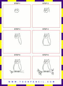 Easy Drawings for 3rd Class 253 Best How to Draw Owls Images Animal Drawings Learn Drawing
