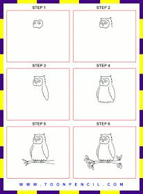 Easy Drawings for 3rd Class 253 Best How to Draw Owls Images Animal Drawings Learn Drawing