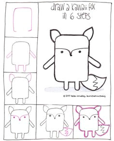 Easy Drawings for Grade 6 128 Best Kawaii and Doodles Drawings Step by Step Images Doodle