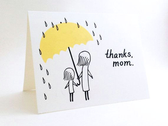 Easy Drawings for Mom Simple Mother S Day Card Cute I Love You Card for Mum Card for