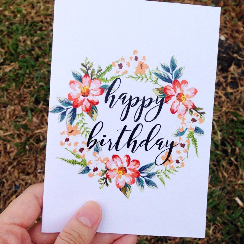Easy Drawings for Your Mom S Birthday Happy Birthday Card Print Birthday Pinterest Happy Birthday