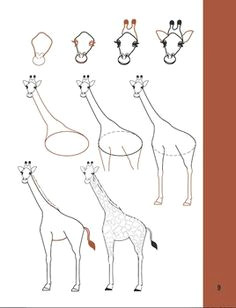 Easy Drawings Giraffe 171 Best Other Animals to Draw Images Animal Drawings Drawing