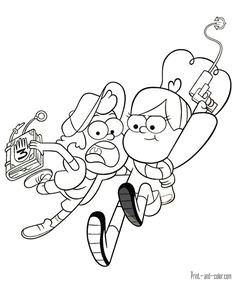 Easy Drawings Gravity Falls 25 Best Gravity Falls Images Cartoon Coloring Pages Coloring