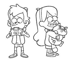 Easy Drawings Gravity Falls 25 Best Gravity Falls Images Cartoon Coloring Pages Coloring