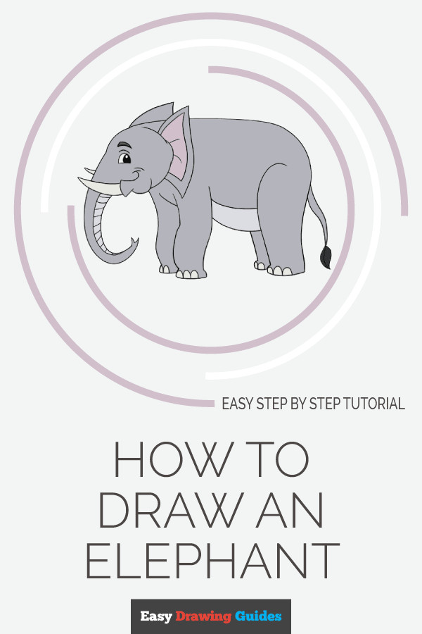 Easy Drawings Guides How to Draw An Elephant Easy Drawing Tutorials Ideas by Easy