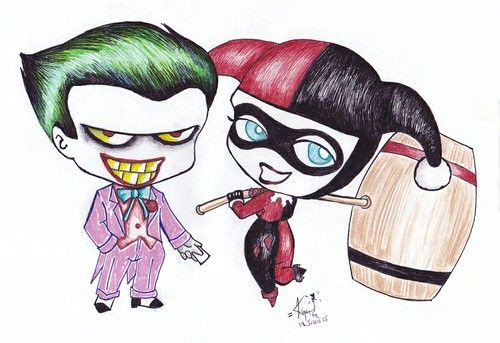 Easy Drawings Harley Quinn Joker and Harley Quinn Drawing 3 Drawing Cartoon and Joker Art
