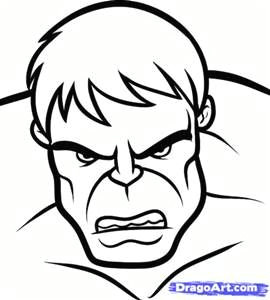 Easy Drawings Hulk Simple Marvel Coloring Pages Printable Yahoo Image Search Results