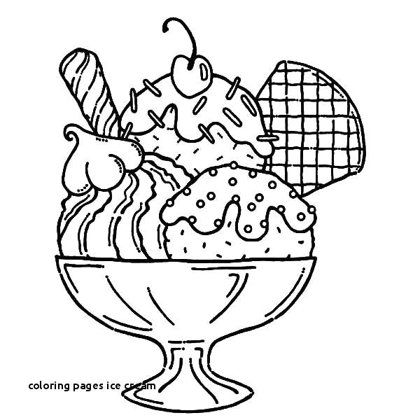 Easy Drawings Ice Cream 14 New Ice Cream Coloring Pages Coloring Page