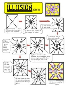 Easy Drawings Illusions 123 Best Op Art Images Visual Arts Art for Kids Art Education