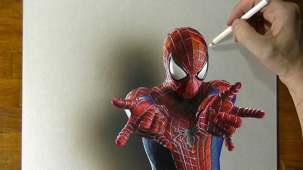 Easy Drawings Iron Man Amazing Spider Man Drawing How to Draw 3d Art Youtube