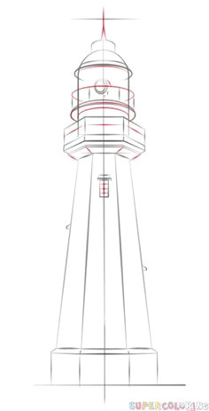 Easy Drawings Lighthouse 14 Best How to Draw A Lighthouse Images Lighthouse Painting Ideas