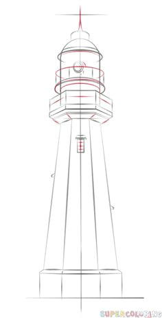 Easy Drawings Lighthouse 14 Best How to Draw A Lighthouse Images Lighthouse Painting Ideas