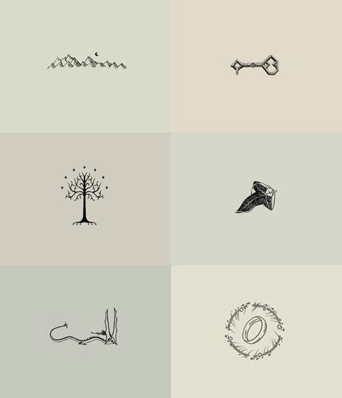 Easy Drawings Lord Of the Rings tolkien Minimalist Drawings Really Want One or Two Of these On My