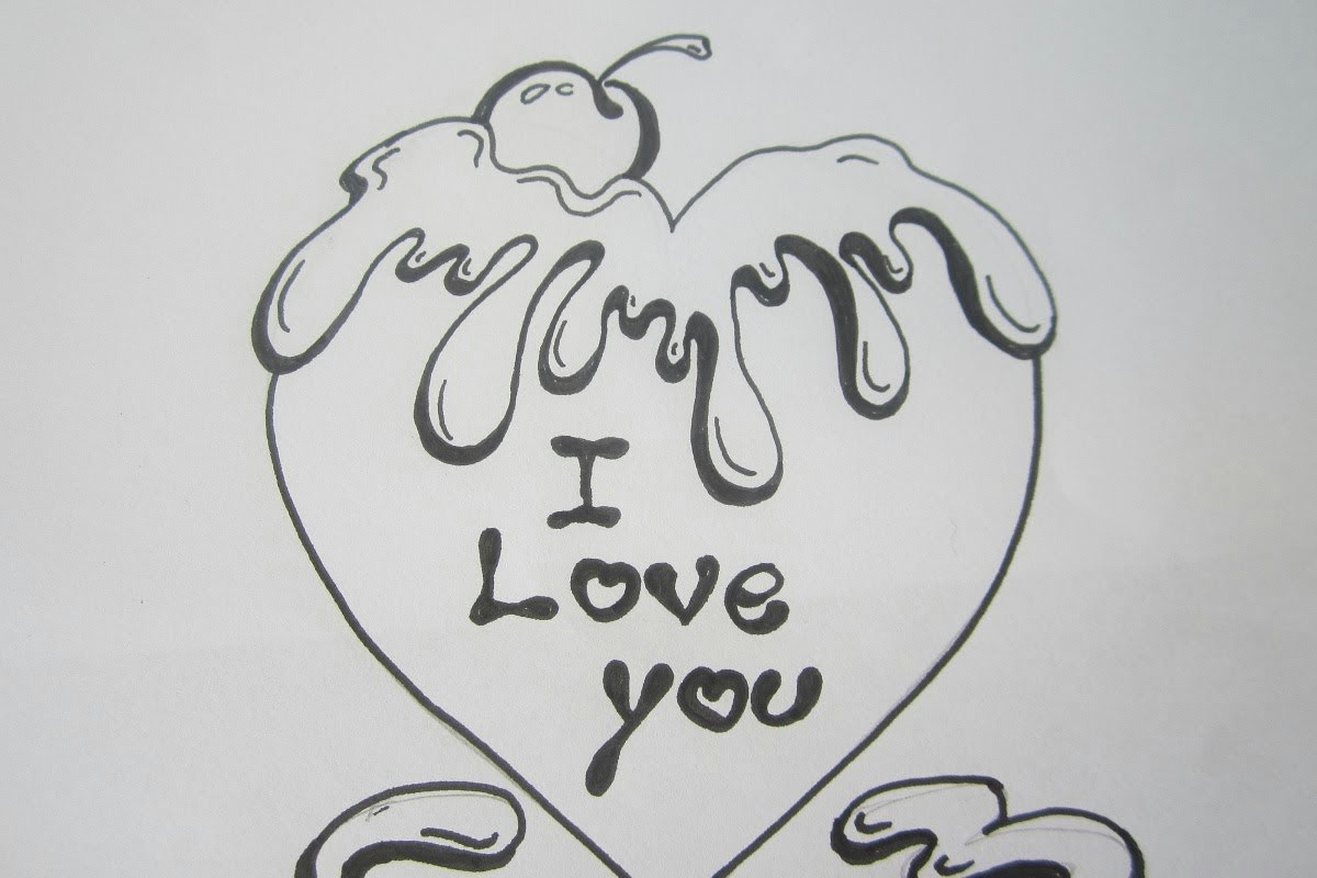 Easy Drawings Love Hearts Heart Drawings Dr Odd