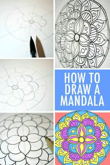 Easy Drawings Mandala Elemental Mandala Collection Mandalas Zendalas Pinterest Mandala