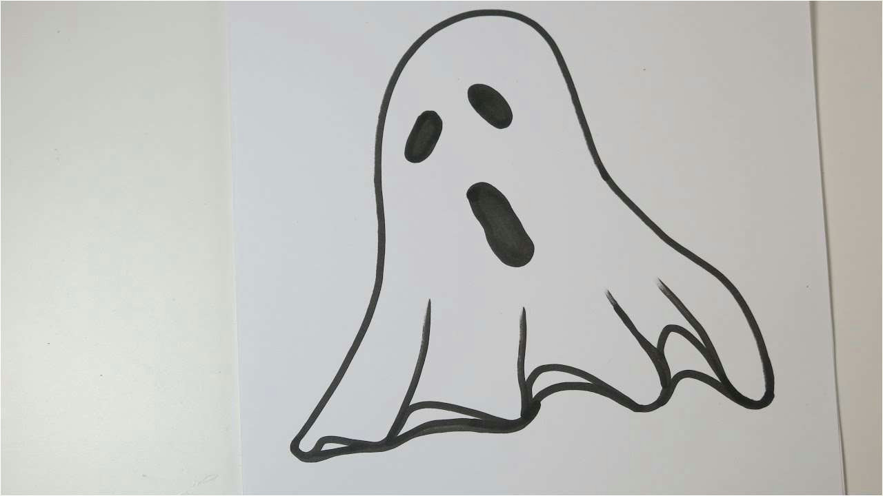 Easy Drawings O Easy Sketches for Kids Sample Coloring Pages Simple Ghost Drawing 24