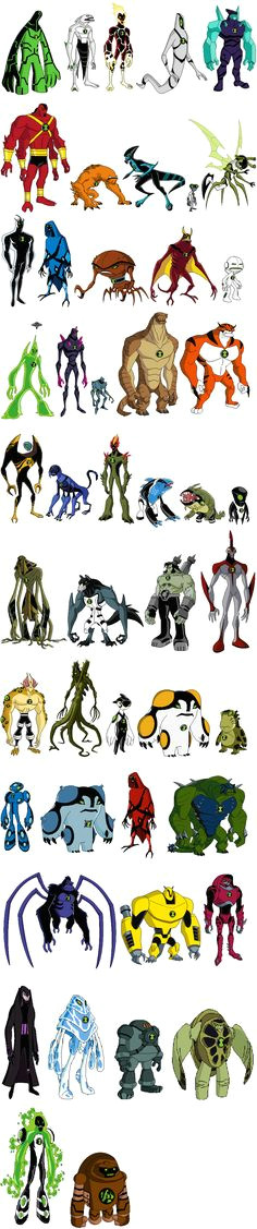 Easy Drawings Of Ben 10 Aliens 108 Best Ben 10 original force Ultimate and Omniverse Aliens Images